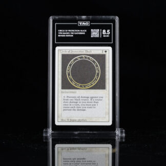 Circle of Protection: Black - 8.5 NM MT+ - Magic: The Gathering Revised Edition